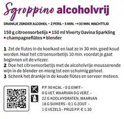 Albert Heijn Sgroppino alcoholvrij aanbieding