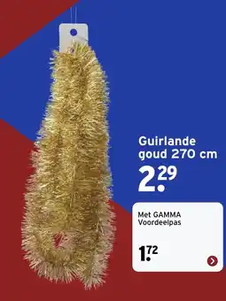 GAMMA Guirlande goud aanbieding