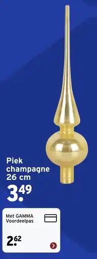 GAMMA Piekm champagne aanbieding