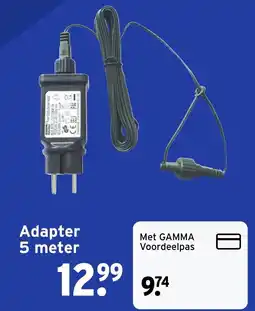GAMMA Adapter 5 meter aanbieding