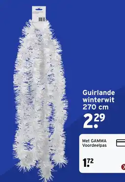GAMMA Guirlande winterwit aanbieding
