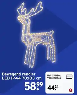 GAMMA Bewegend rendier aanbieding