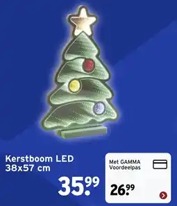 GAMMA Kerstboom LED aanbieding