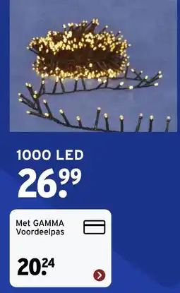 GAMMA 1000 led aanbieding