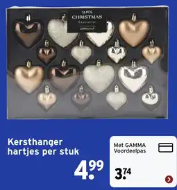 GAMMA Christmas hartjes aanbieding