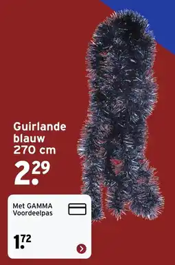 GAMMA Guirlande blauw aanbieding