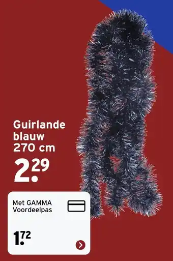 Guirlande blauw
