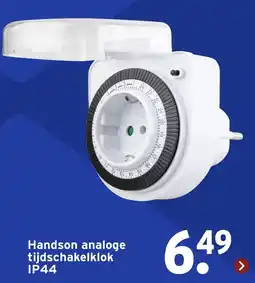 GAMMA Handson analoge tijdschakelklok IP44 aanbieding