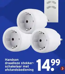 GAMMA Handson draadloze stekkerschakelaar met afstandsbediening aanbieding