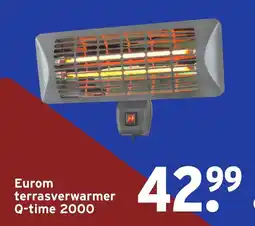GAMMA Eurom terrasverwarmer Q-time 2000 aanbieding