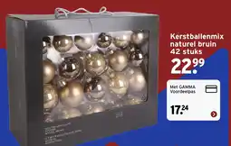GAMMA Kerstballenmix aanbieding