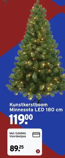GAMMA Kunstkerstboom Minnesota LED 180 cm aanbieding