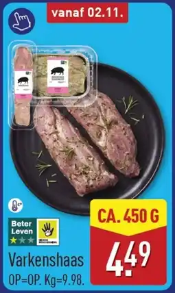 ALDI Varkenshaas aanbieding