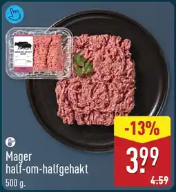 ALDI Mager half-om-halfgehakt aanbieding
