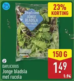 ALDI Daylicious Jonge bladsla met rucola aanbieding