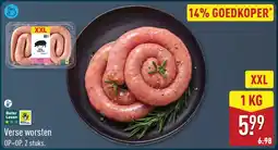 ALDI Verse worsten aanbieding