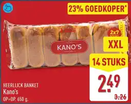ALDI Kano's Heerlijk Banket aanbieding