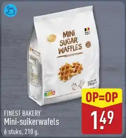 ALDI Finest Bakery Mini-suikerwafels aanbieding