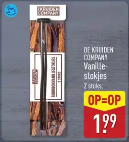 ALDI De Kruiden Company Vanille-stokjes aanbieding