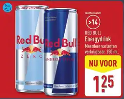 ALDI Red Bull Energydrink aanbieding