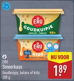 ALDI ERU Smeerkaas aanbieding