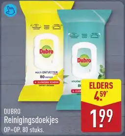 ALDI Dubro Reinigingsdoekjes aanbieding