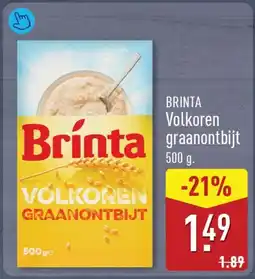 ALDI Brinta Volkoren graanontbijt aanbieding