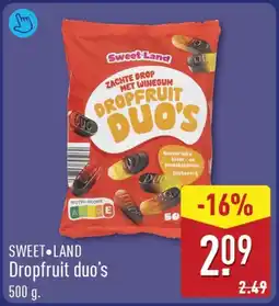 ALDI Sweet•Land Dropfruit duo's aanbieding
