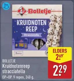 ALDI Bolletje Kruidnotenreepp stracciatella aanbieding