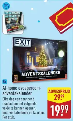 ALDI EXIT HET SPEL Adventskalender aanbieding