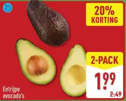 ALDI Eetrijpe avocado's aanbieding