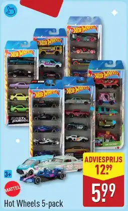ALDI Hot Wheels 5-pack aanbieding