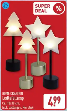 ALDI Home Creation Ledtafellamp aanbieding