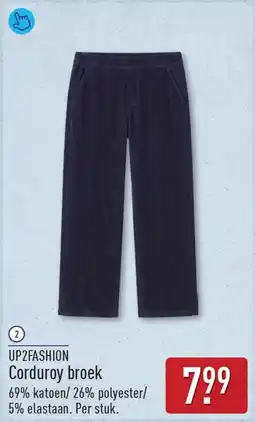 ALDI UP2FASHION Corduroy broek aanbieding