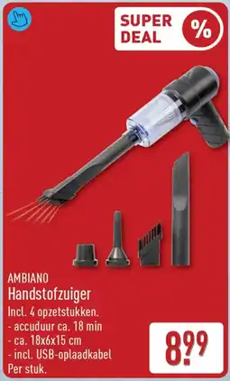ALDI Ambiano Handstofzuiger aanbieding