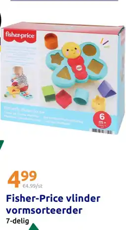 Action Fisher-Price vlinder vormsorteerder aanbieding