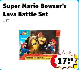Kruidvat Super Mario Bowser's Lava Battle Set aanbieding