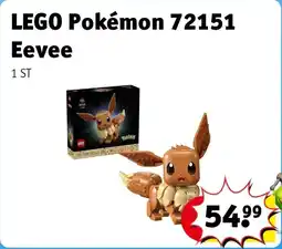 Kruidvat LEGO Pokémon 72151 Eevee aanbieding