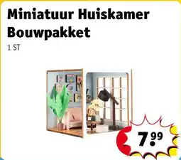 Kruidvat Miniatuur Huiskamer Bouwpakket aanbieding