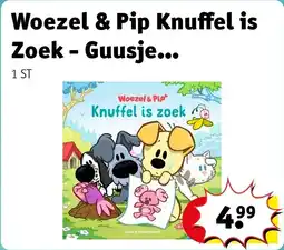 Kruidvat Woezel & Pip Knuffel is Zoek - Guusje Nederhorst Kinderboek aanbieding