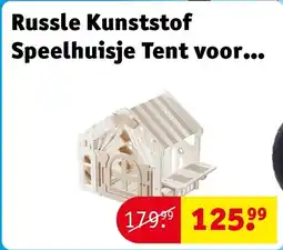 Kruidvat Russle Kunststof Speelhuisje Tent voor Kinderen aanbieding