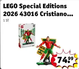 Kruidvat LEGO Special Editions 2026 43016 Cristiano Ronaldo – Voetballegende aanbieding