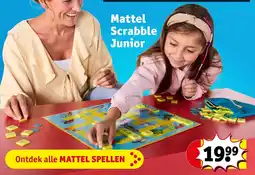 Kruidvat Mattel Scrabble Junior aanbieding