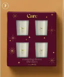 Albert Heijn Care counting down the days scented candles gift set aanbieding