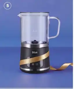 Albert Heijn Blue Home Melkopschuimer met glazen kan aanbieding