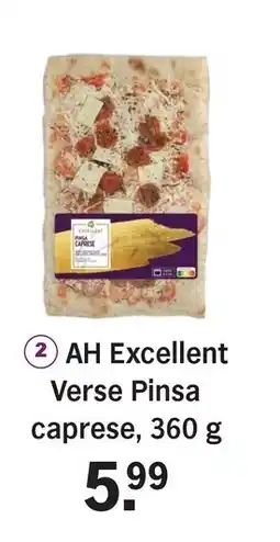 Albert Heijn AH Excellent Verse Pinsa caprese aanbieding