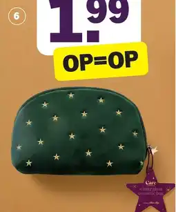 Albert Heijn Care winter glam cosmetic bag aanbieding