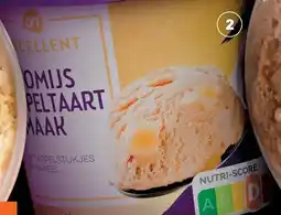 Albert Heijn AH Excellent Roomijs appeltaartsmaak aanbieding