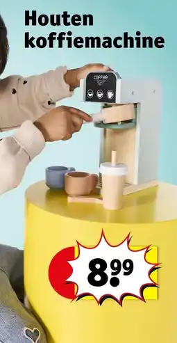 Kruidvat Houten koffiemachine aanbieding