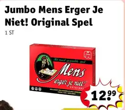 Kruidvat Jumbo Mens Erger Je Niet! Original Spel aanbieding